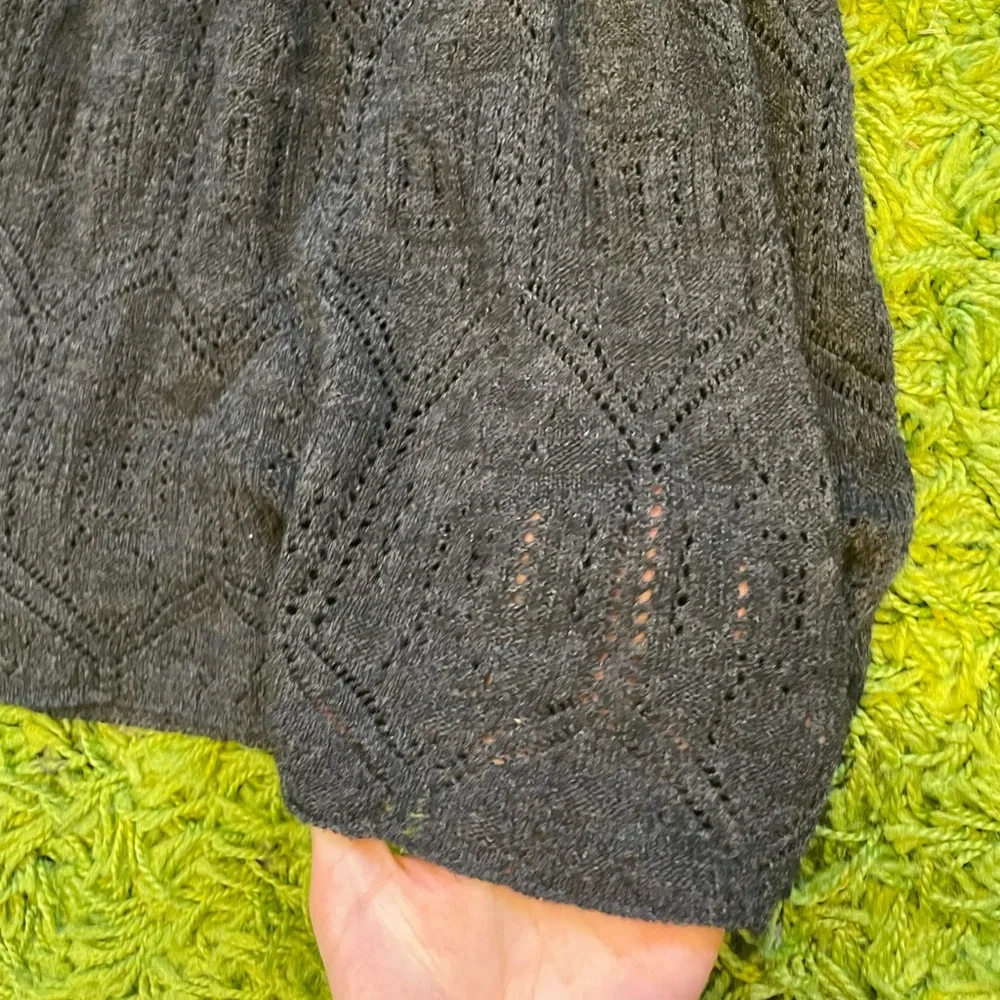 free people wool fair isle babydoll mini sweater dress